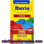 Iberia Tinte Para Ropa Cambia El Color Azul Eléctrico Caja 2 Sobres