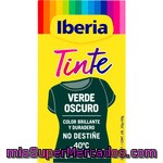 Iberia Tinte Para Ropa Cambia El Color Verde Oscuro Caja 2 Sobres