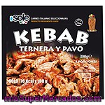 Il Sole Carne Para Kebab De Ternera Y Pavo Bolsa 300 G