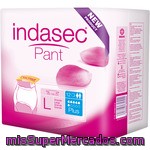 Indasec Braguita De Incontinencia Pant Plus Talla Grande 100-140 Cm Paquete 12 Unidades