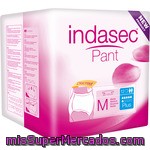 Indasec Braguita De Incontinencia Pant Plus Talla Mediana 80-110 Cm Paquete 12 Unidades