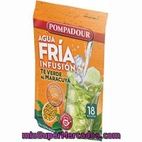 Infusión Fría De Té Verde-maracuya Pompadour, Bolsa 18 Unid.