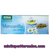 Infusion Manzanilla Con Anis, Hacendado, Caja 25 Bolsitas - 33 G