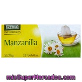 Infusion Manzanilla, Hacendado, Caja 25 Bolsitas - 33.7 G