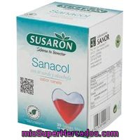 Infusión Sanacol Con Té Verde Y Alcachofa Con Sabor A Canela (elaborada Con Plantas Reconocidas Tradicionalmente Por Ayudar A Regular El Nivel De Colesterol De Forma Natural) Susaron 10 Bolsas Filtro