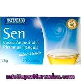 Infusion Sen Sabor Menta, Hacendado, Caja 20 Bolsitas - 26 G