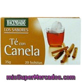 Infusion Te Canela, Hacendado, Caja 20 Bolsitas - 35 G