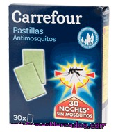 Insecticida Eléctrico De Pastilla Antimosquitos Carrefour 30 Ud.