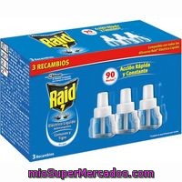 Insecticida Eléctrico Raid, Recambio, Pack 3 Unid.