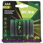 Inves Pila Alcalina Aaa(lr03) 1,5 Voltios 0% Mercurio Y Cadmio Blister 12 Unidades