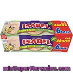 Isabel Atun Claro En Aceite De Oliva Pack De 6 Latas X 52 Grs