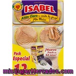 Isabel Atún Claro En Aceite Vegetal Alto Oleico Pack 12 Latas 52 G Neto Escurrido