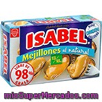 Isabel Mejillones De Las Rías Gallegas Al Natural 13-18 Piezas Lata 69 G Neto Escurrido