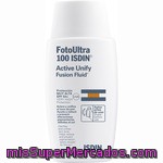Isdin Fotoultra 100 Active Unify Fusion Fluid Sin Color Protección Solar Spf50+ Frasco 50 Ml