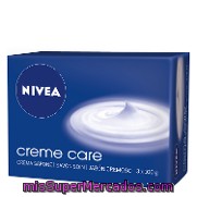 Jabón Cremoso En Pastilla Nivea Pack 3x100 G.