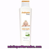 Jabón Líquido Muy Suave Aloe Babaria Baby 600 Ml.