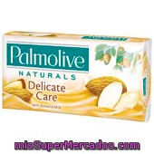 Jabon Manos Pastilla Con Crema Almendras, Palmolive, Pack 4 X 90 G - 360 G