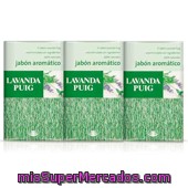 Jabon Manos Pastilla Lavanda, Puig, 3 U - 375 G