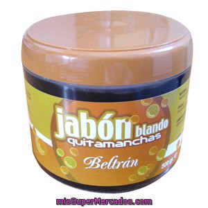 Jabon Ropa Blando Potasico Pasta Negra, Beltran, Bote 450 G