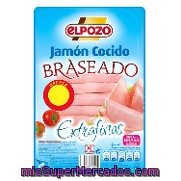 Jamón Cocido Braseado El Pozo 90 G.