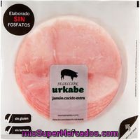 Jamón Cocido Sin Fosfatos Urkabe, Sobre 150 G