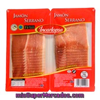 Jamon Curado Lonchas Medias, Incarlopsa, Pack 2 X 120 G - 240 G