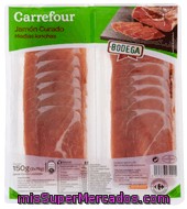 Jamón Curado Medias Lonchas Carrefour 150 G.