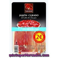 Jamón Curado Menos Sal Navidul, Bandeja 110 G