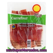 Jamón Serrano Medias Lonchas Carrefour 60 G.