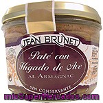 Jean Brunet Paté De Ave Con Armagnac Tarro 180 G