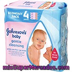 Johnson's Baby Toallitas Infantiles Gentle Cleansing Pack 4 Envases 56 Unidades