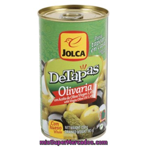 Jolca De Tapas Olivaria Cocktail Con Hueso Lata 185 Gr