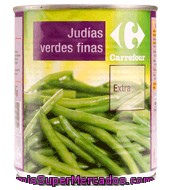 Judías Verdes Finas Al Natural Extra Carrefour 440 G.