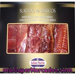 Julian Martin Surtido De Ibéricos Jamón Chorizo Salchichón Y Lomo En Lonchas Envase 300 G