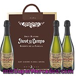 Juve & Camps Reserva De La Familia Cava Brut Nature Estuche 3 Botellas 75 Cl