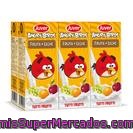 Juver Angry Birds Bebida De Fruta + Leche Pack 6 Unidades 200 Ml