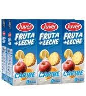 Juver Bebidas De Frutas Con Leche Caribe Pack 6 Briks 20 Cl