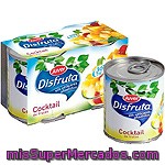 Juver Disfruta Cóctel De Frutas Sin Azúcares Añadidos Pack 2 Latas 215 G Neto Escurrido