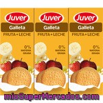 Juver Galleta Zumo De Fruta Con Leche 0% Materia Grasa Pack 6 Envases 200 Ml