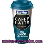 Kaiku Caffe Latte Café Arábiga Espresso Descafeinado Con Leche Fresca Vaso 230 Ml