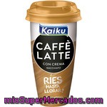 Kaiku Caffe Latte Con Crema Macchiato Café Arábica Espresso Con Leche Fresca Vaso 230 Ml