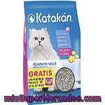 Katakán Absorbente Natural Con Aroma Floral Para Gatos Bolsa 8 L