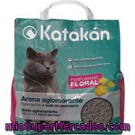 Katakán Arena Para Gatos Con Bentonita Perfume Floral Bolsa 5 L