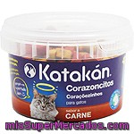 Katakán Corazoncitos Para Gatos Sabor Carne Envase 125 G