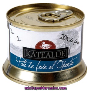 Katealde Paté De Foie Al Aporto Lata 130 Gr