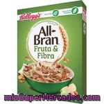 Kellogg's All-bran Fruta Y Fibra Cereales Integrales Con Fibra Natural De Salvado De Trigo Paquete 500 G