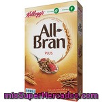 Kellogg's All-bran Plus Cereales De Desayuno Fibra Natural De Salvado De Trigo Paquete 750 G
