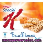 Kellogg's Biscuits Moments Barritas De Cereales Rellenas De Caramelo 5 Packs X 2 Biscuits Estuche 125 G