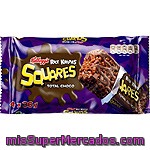 Kellogg's Squares Rice Krispies Barritas De Cereales Con Chocolate 4 Unidades Estuche 144 G