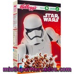 Kellogg's Star Wars Cereales De Desayuno Con Forma De Luna Y Estrellas Chocolateados Caja 350 G